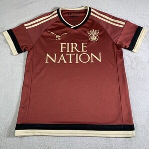 Avatar Last Airbender Fire Nation Zuko Shirt Mens M Red Soccer Jersey BoxLunch